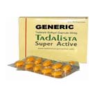 Super Active Cialis (tm) 20mg (60 Soft Gelatin Pills)